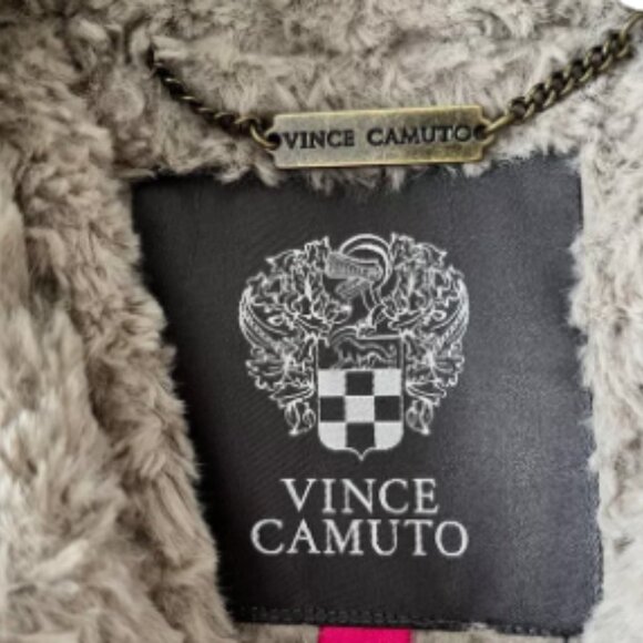 Vince Camuto Womens Faux Fur Coat - Picture 6 of 6